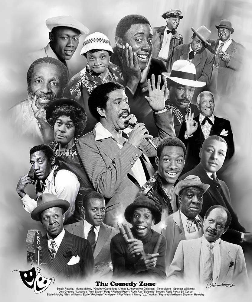 The Comedy Zone by Wishum Gregory (Art Print)
