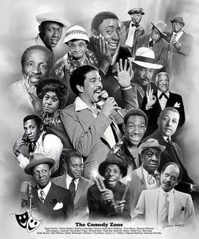 The Comedy Zone by Wishum Gregory (Art Print)