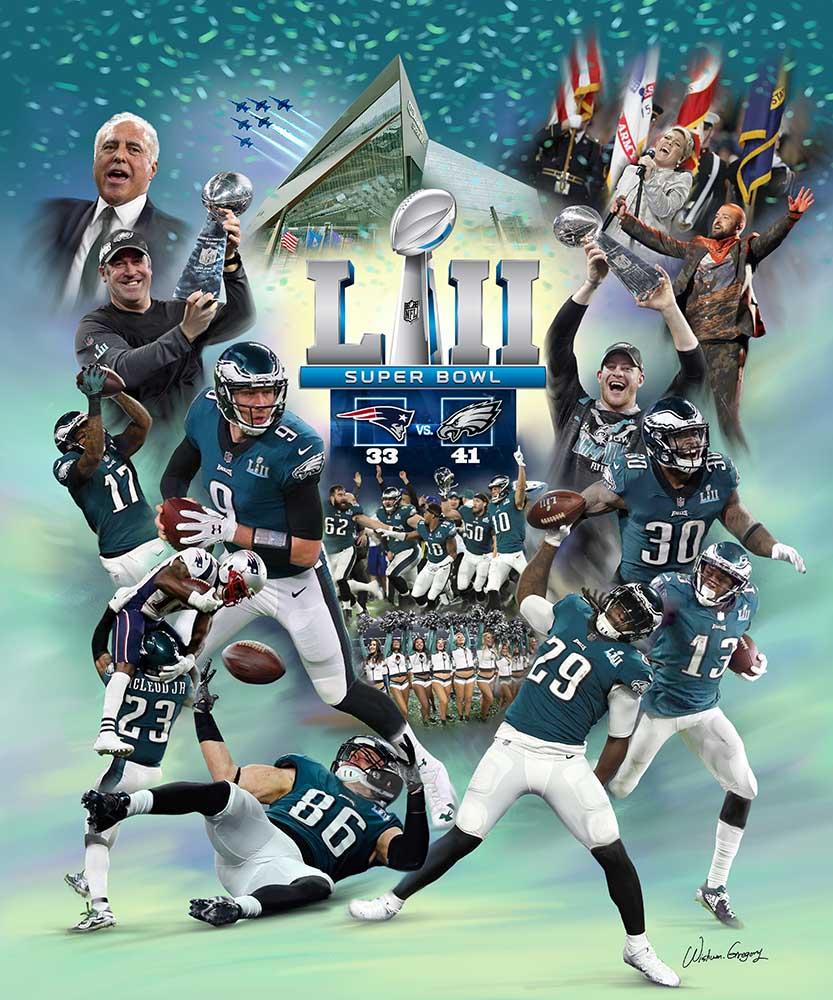 Philadelphia Eagles: 2018 Super Bowl Champions by Wishum Gregory
