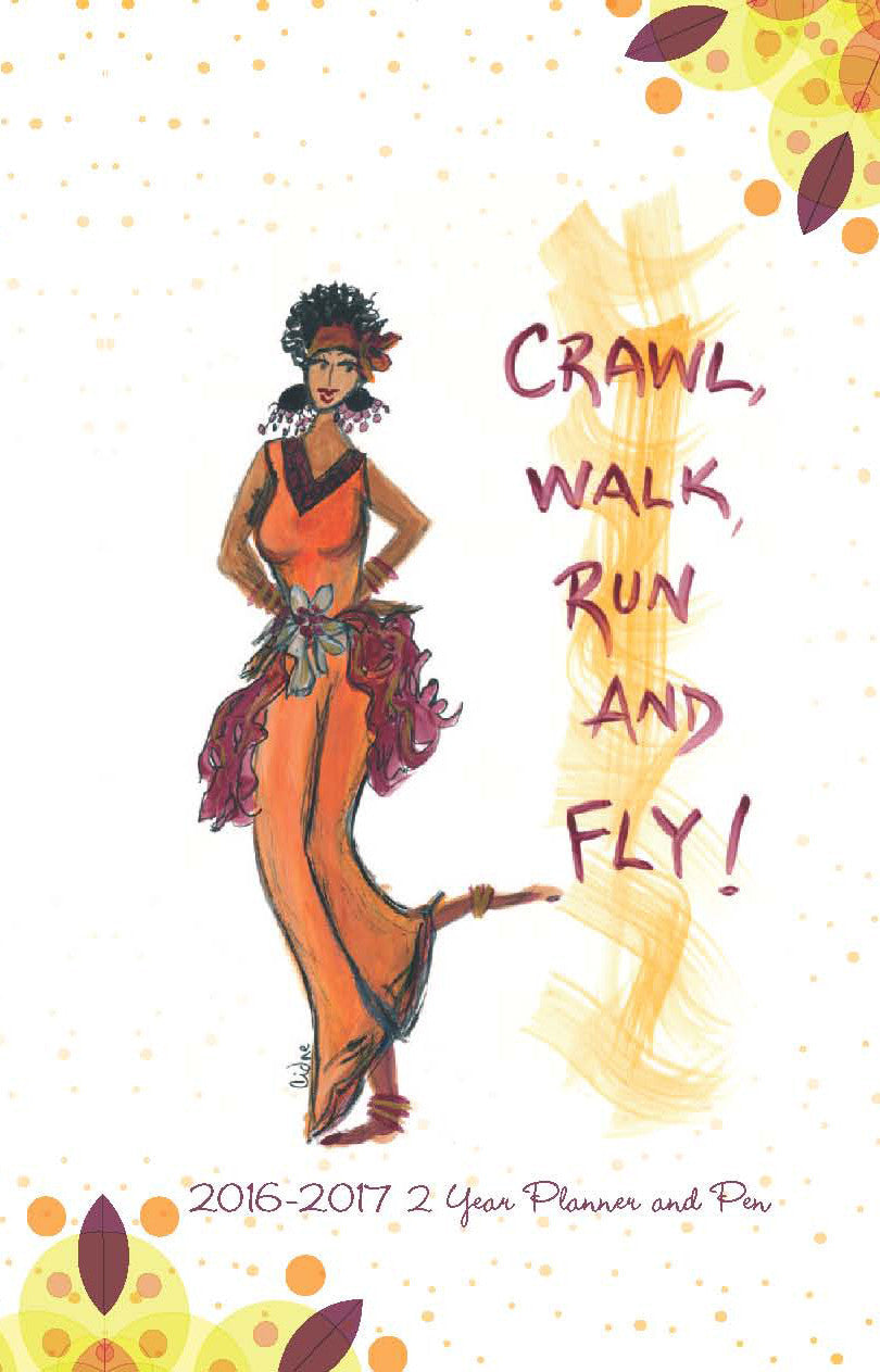 Crawl, Walk, Run & Fly 2016-2017 Checkbook Planner by Cidne Wallace