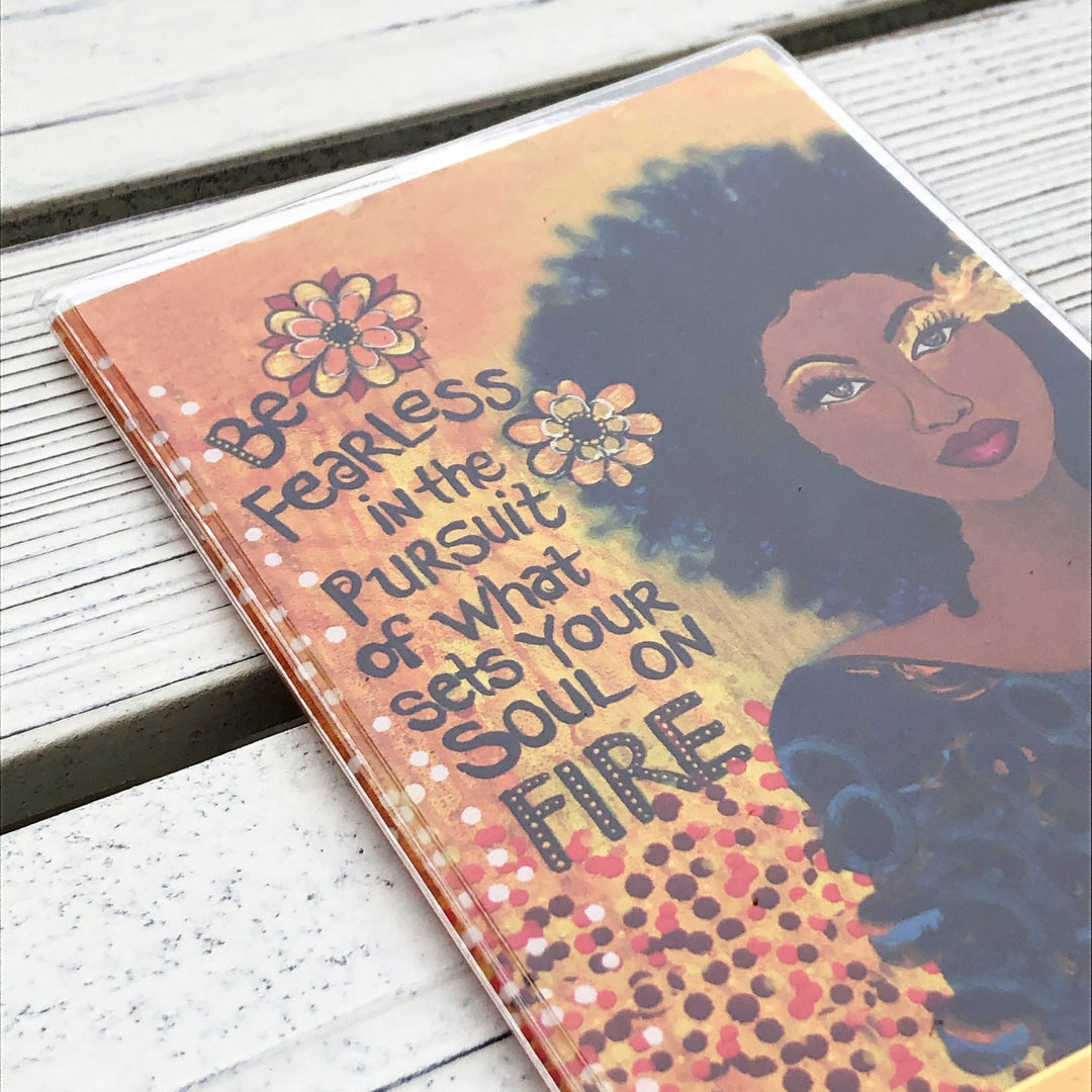 Soul On Fire-Checkbook Planner-Gbaby-6.5x3.5 inches-2021-2022-The Black Art Depot