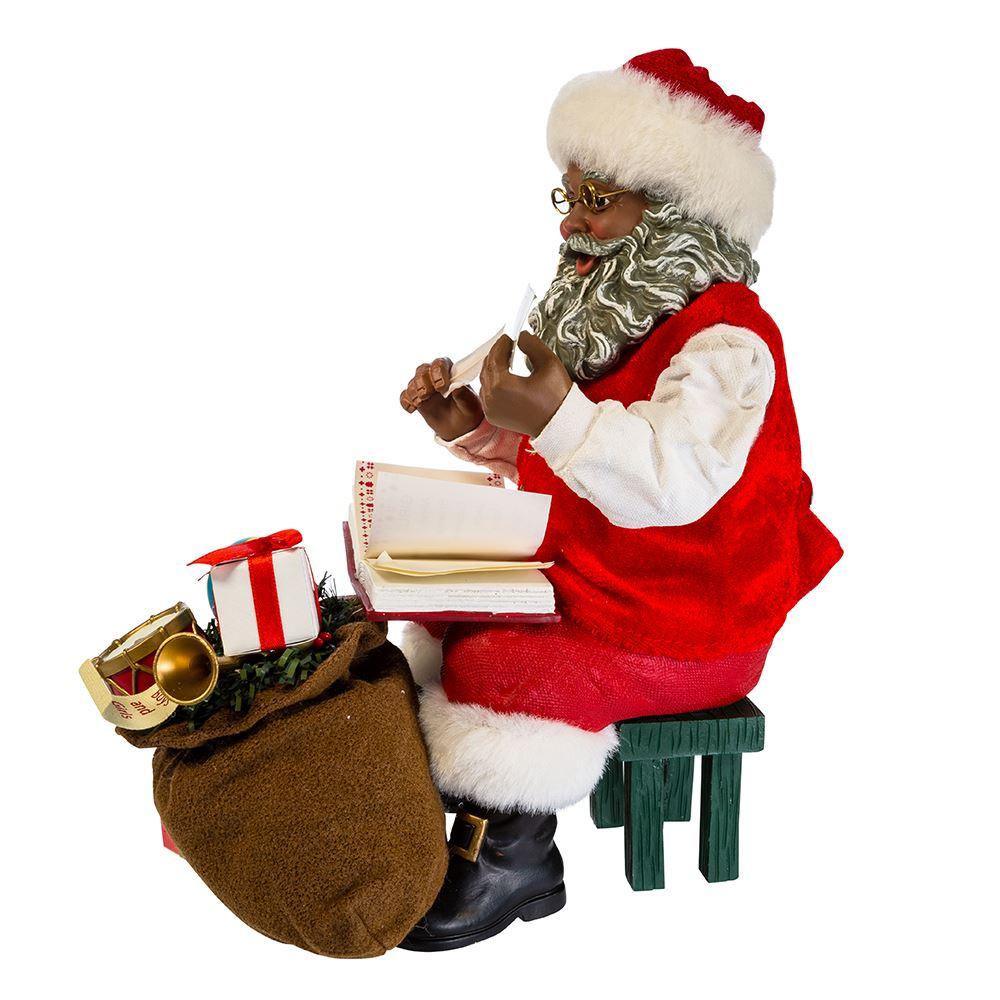African American Santa Claus with Gifts by Kurt Adler