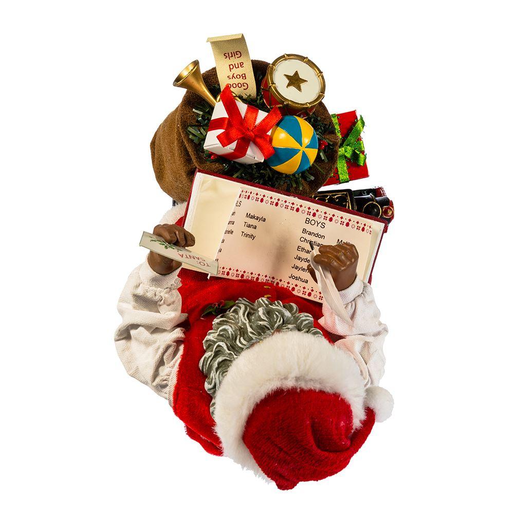 African American Santa Claus with Gifts by Kurt Adler