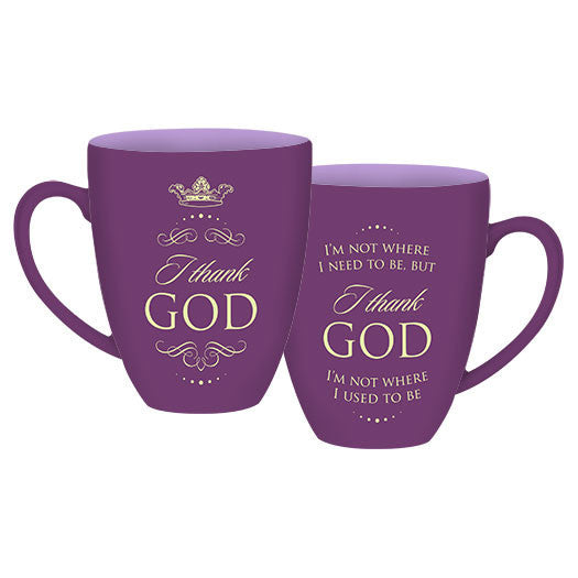 Thank GOD: Religious Inspirational Ceramic Mug