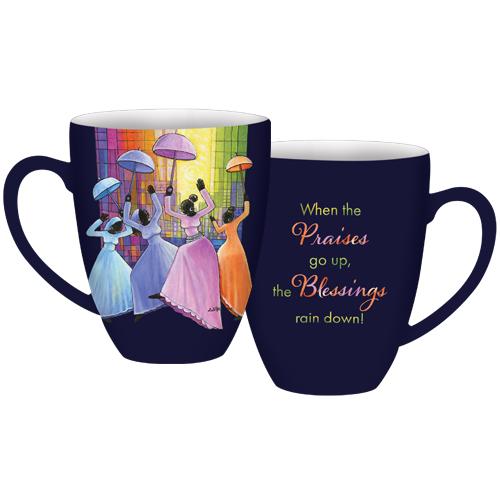 3 of 3: Praise Go Up: African American Coffee Mug by D.D. Ike