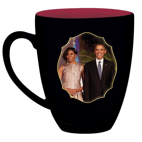 The Obamas: Black History Coffee Mug by AAE (Front)