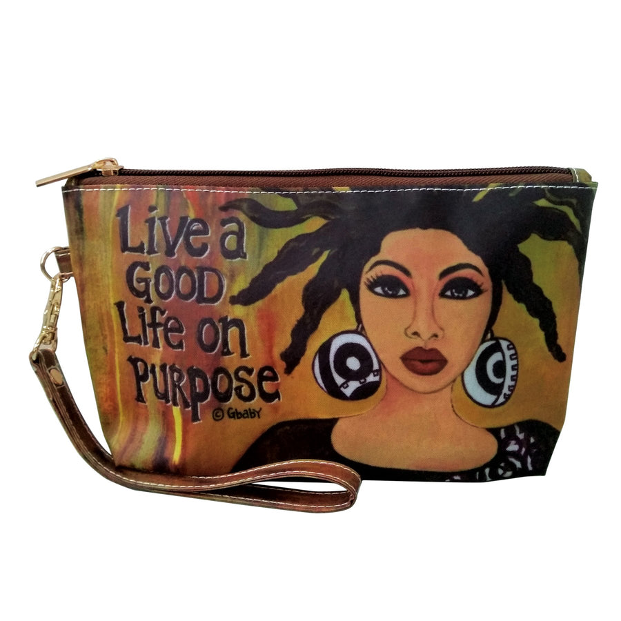 Life on Purpose: African American Cosmetic Bag by Sylvia "GBaby" Cohen