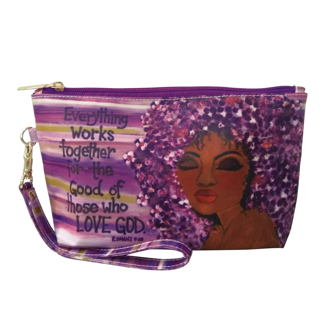 Love GOD: African American Cosmetic Bag by Sylvia "GBaby" Cohen