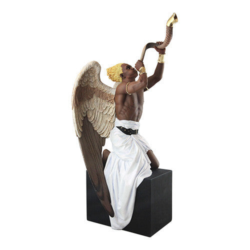 The Sound of Victory: African American Angelic Figurine by Thomas Blackshear