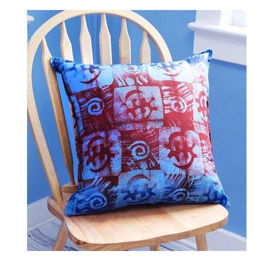 Authentic African Gye Nyame Adinkra Pillow Cover with Pillow