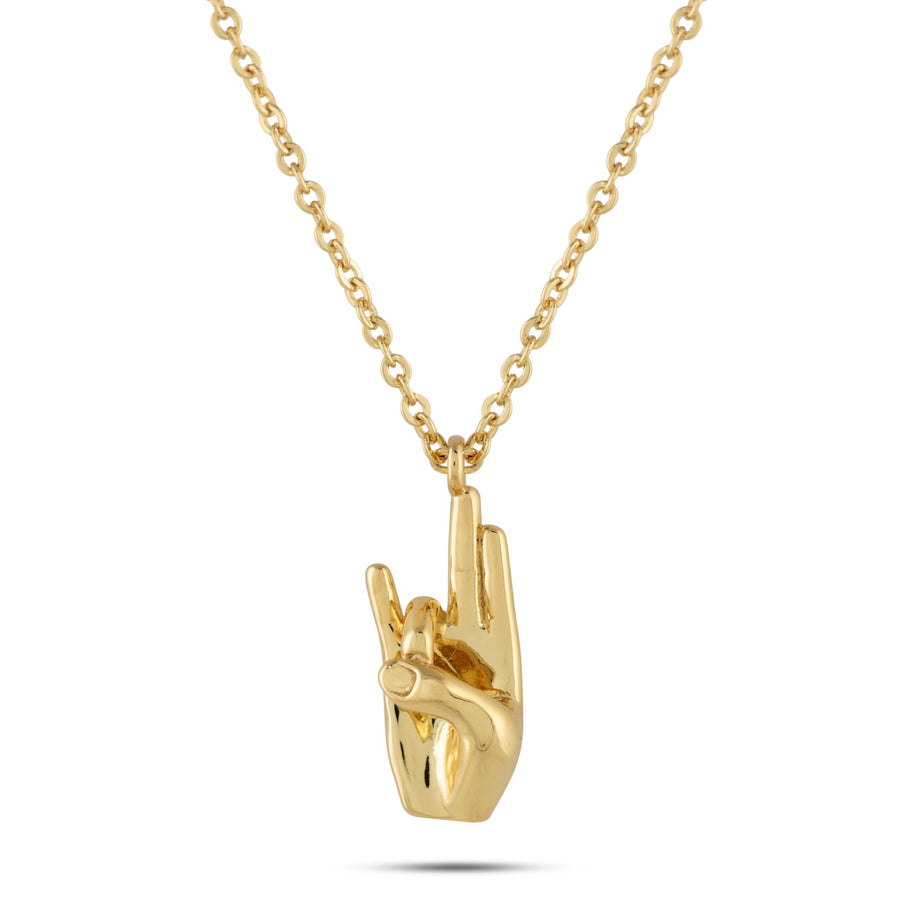 Sigma Gamma Rho Inspired Hand Sign Pendant Necklace by Divine Nine Depot