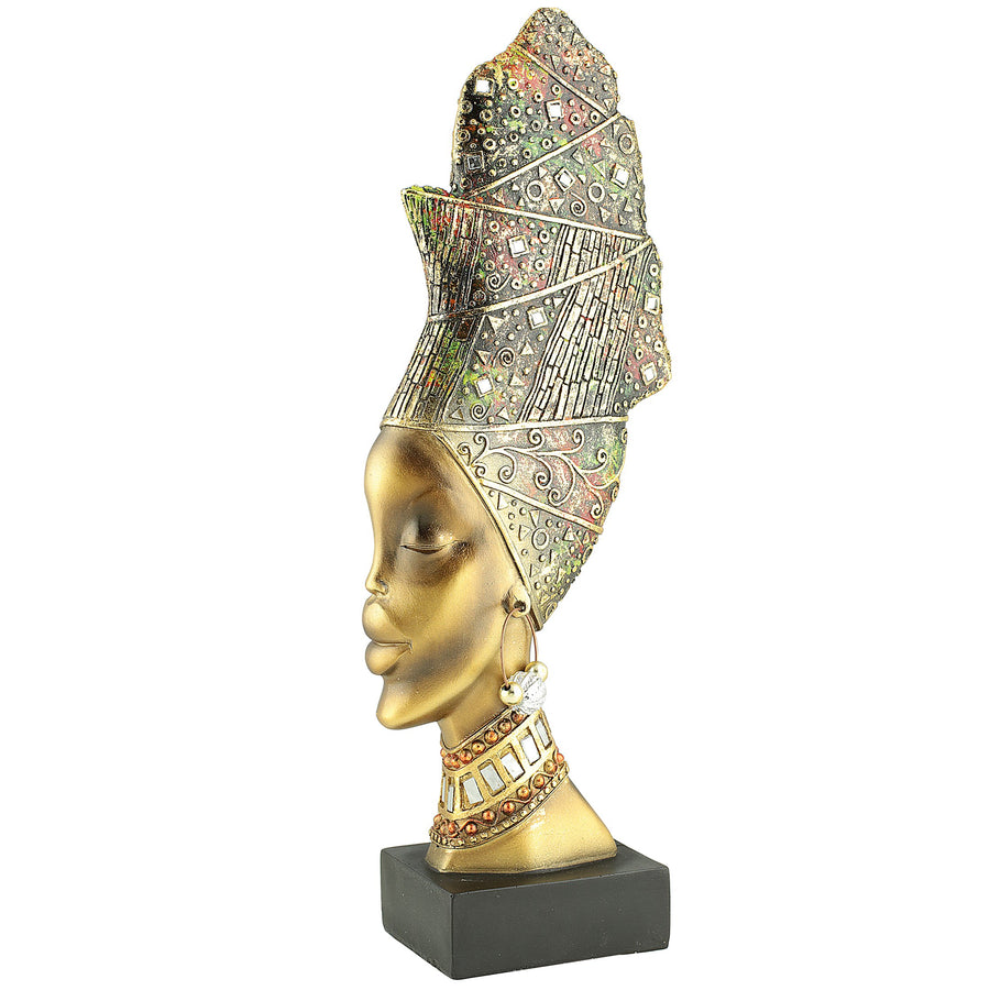 Nubian Queen: Afrocentric Table Top Sculpture by Unison Gifts
