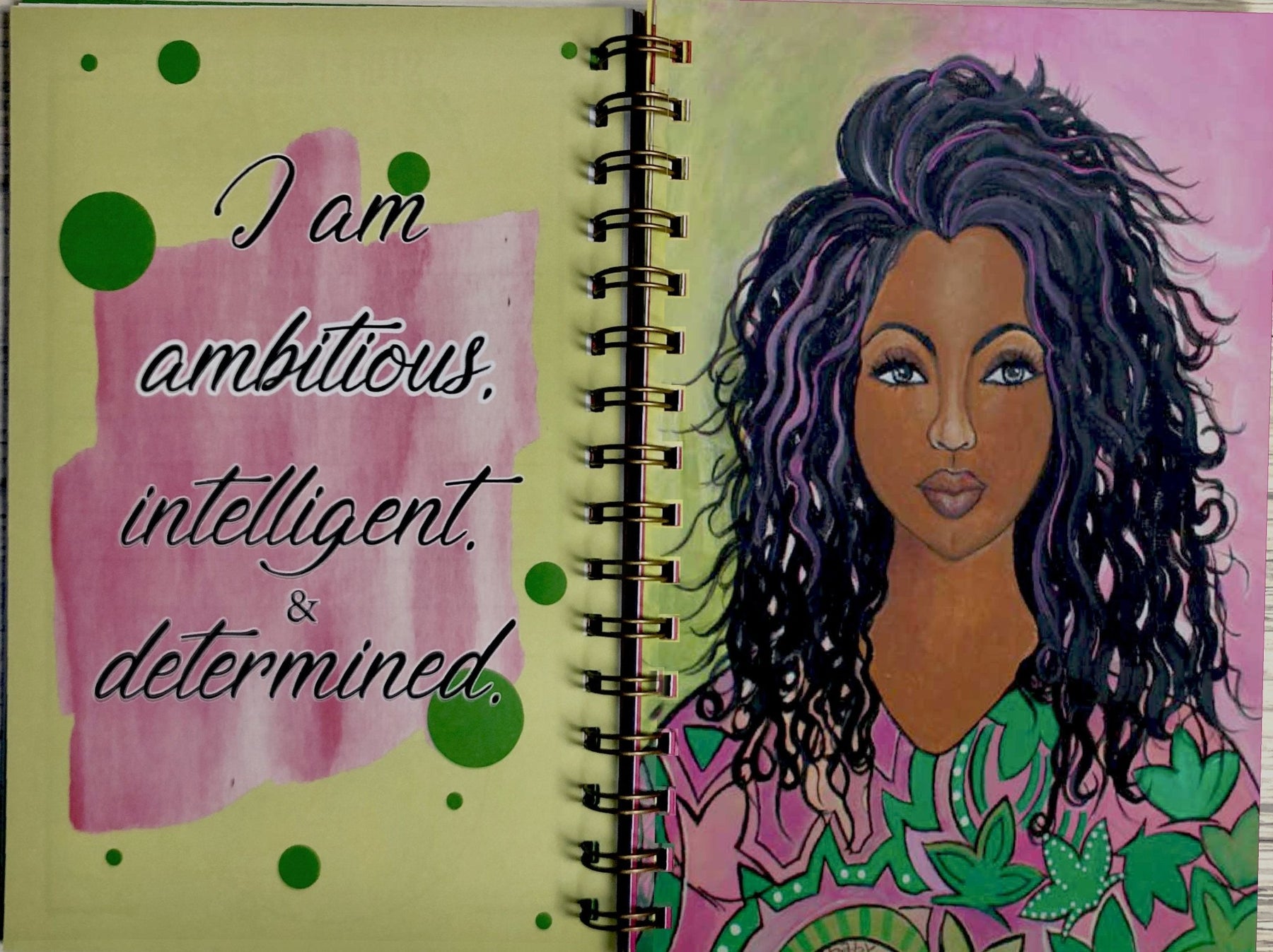 3 of 5: I Am Love: African American 2020 Weekly Planner by Gbaby (Interior)