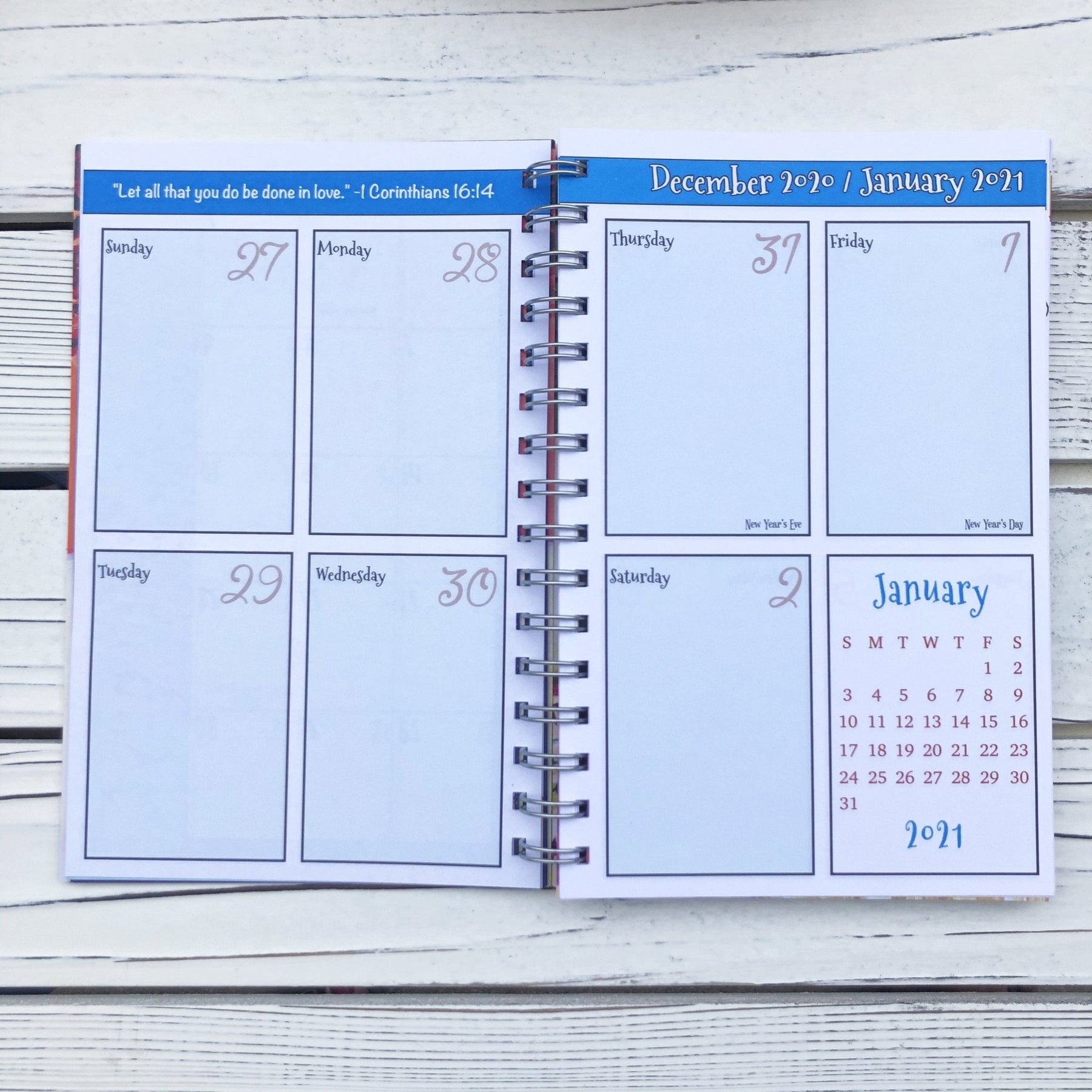 3 of 7: I Am Authentic: 2021 African American Weekly Planner by GBaby