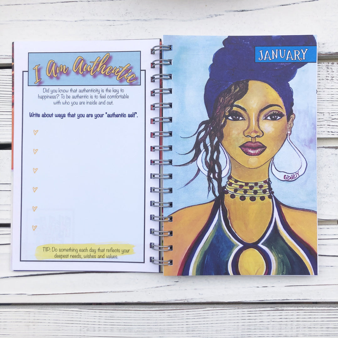 I Am Authentic: 2021 African American Weekly Planner by GBaby