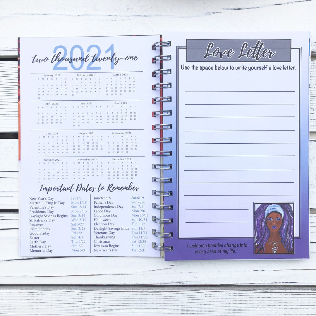 I Am Authentic: 2021 African American Weekly Planner by GBaby