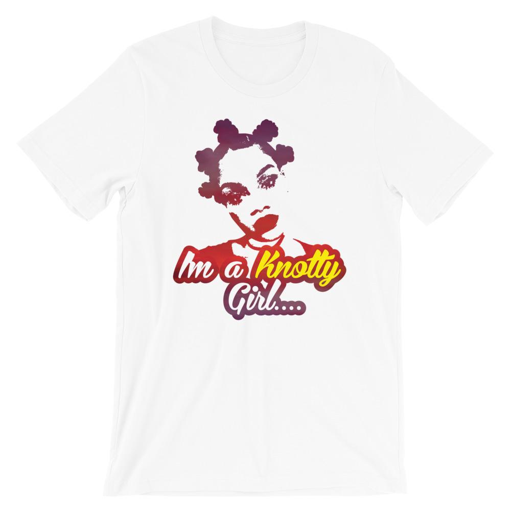 5 of 7: I'm a Knotty Girl Short Sleeve Unisex T-Shirt-T-Shirt-RBG Forever-Small-Soft Cream-The Black Art Depot