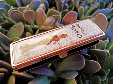 Beautifully Blessed: African American Lipstick Case by Cidne Wallace