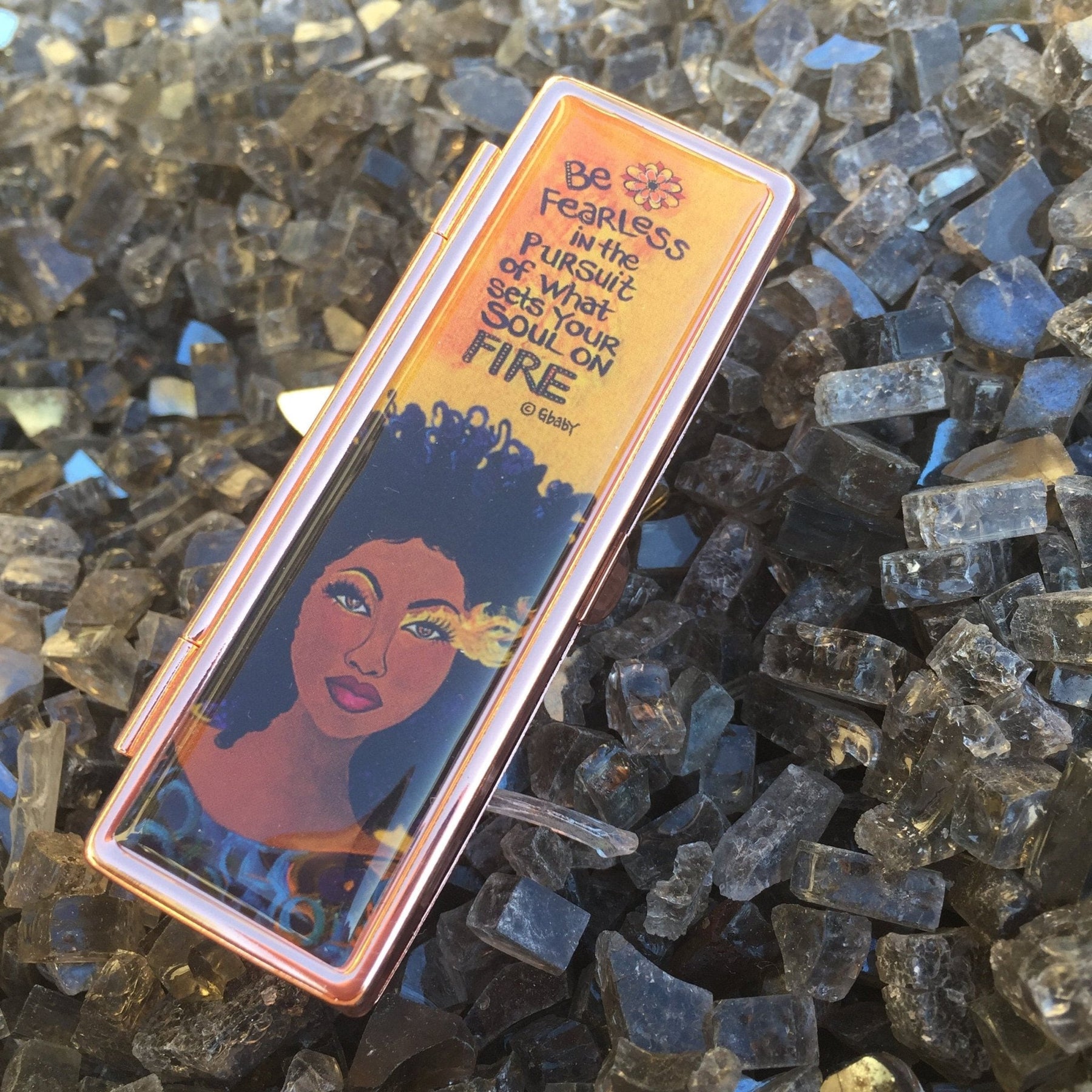 2 of 3: Soul on Fire: African American Lipstick Case by Sylvia