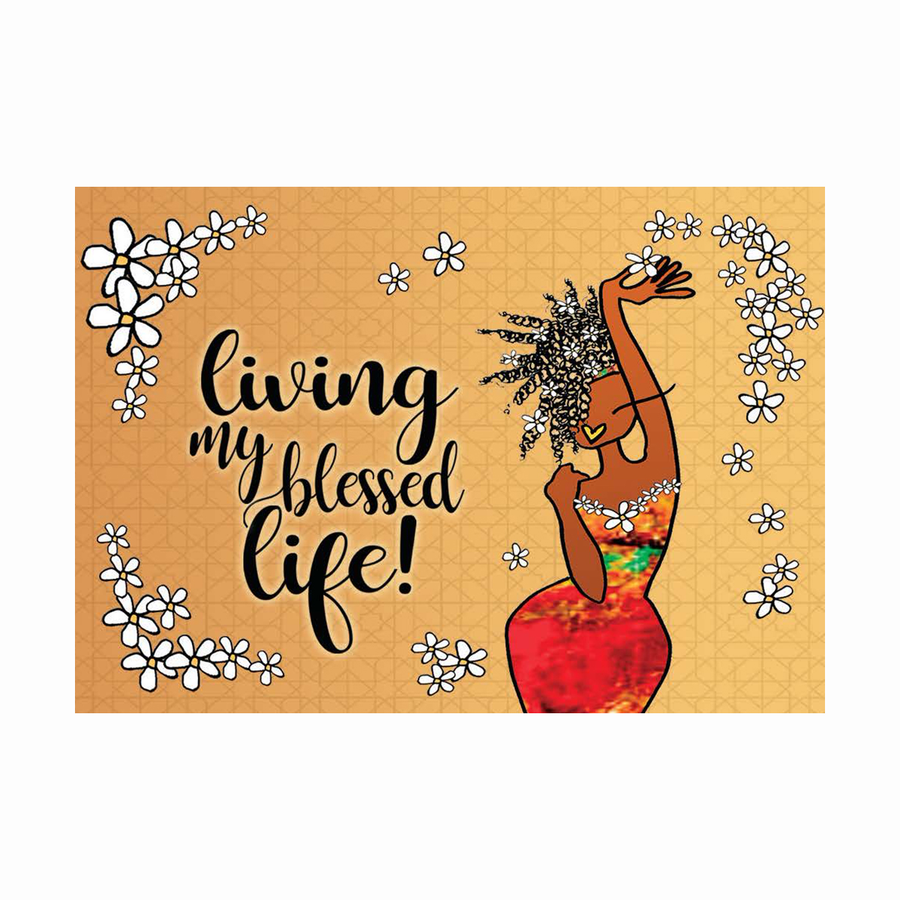 Living My Blessed Life: African American Magnet by Kiwi McDowell