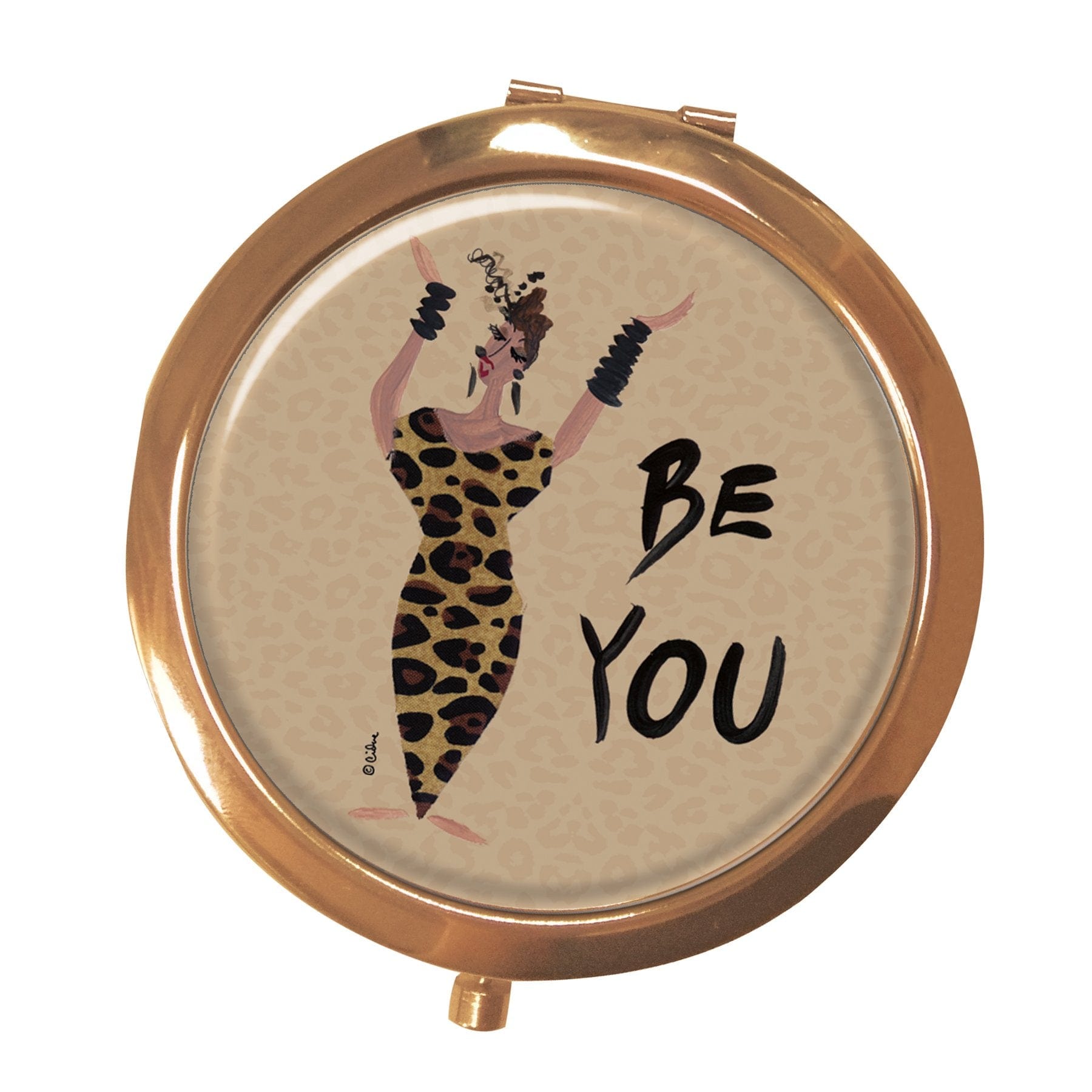 1 of 4: Be You: African American Pocket Mirror by Cidne Wallace