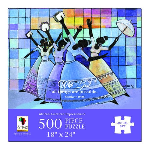 Total Praise: African American Jigsaw Puzzle by D.D. Ike (500 Pieces)