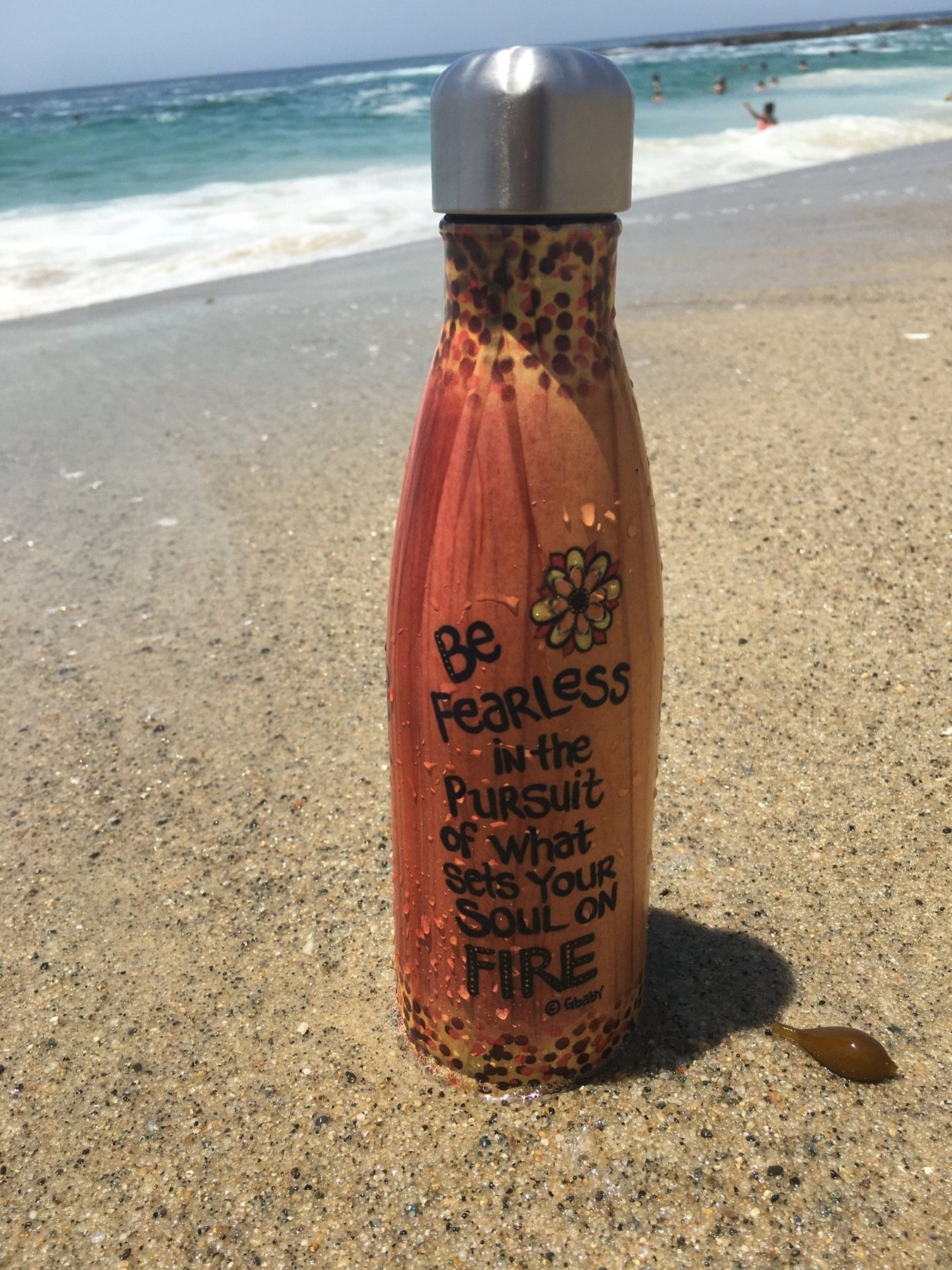 16 of 16: Soul on Fire: African American Stainless Steel Bottle by Sylvia