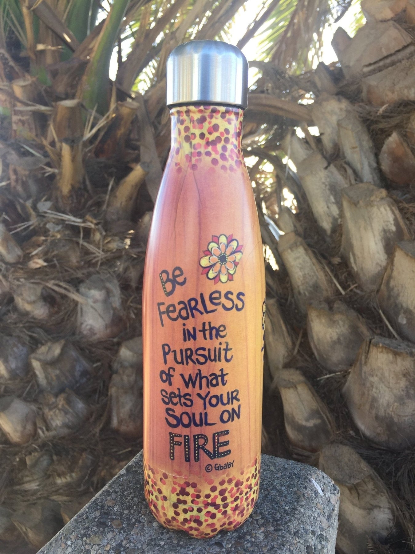 6 of 16: Soul on Fire: African American Stainless Steel Bottle by Sylvia