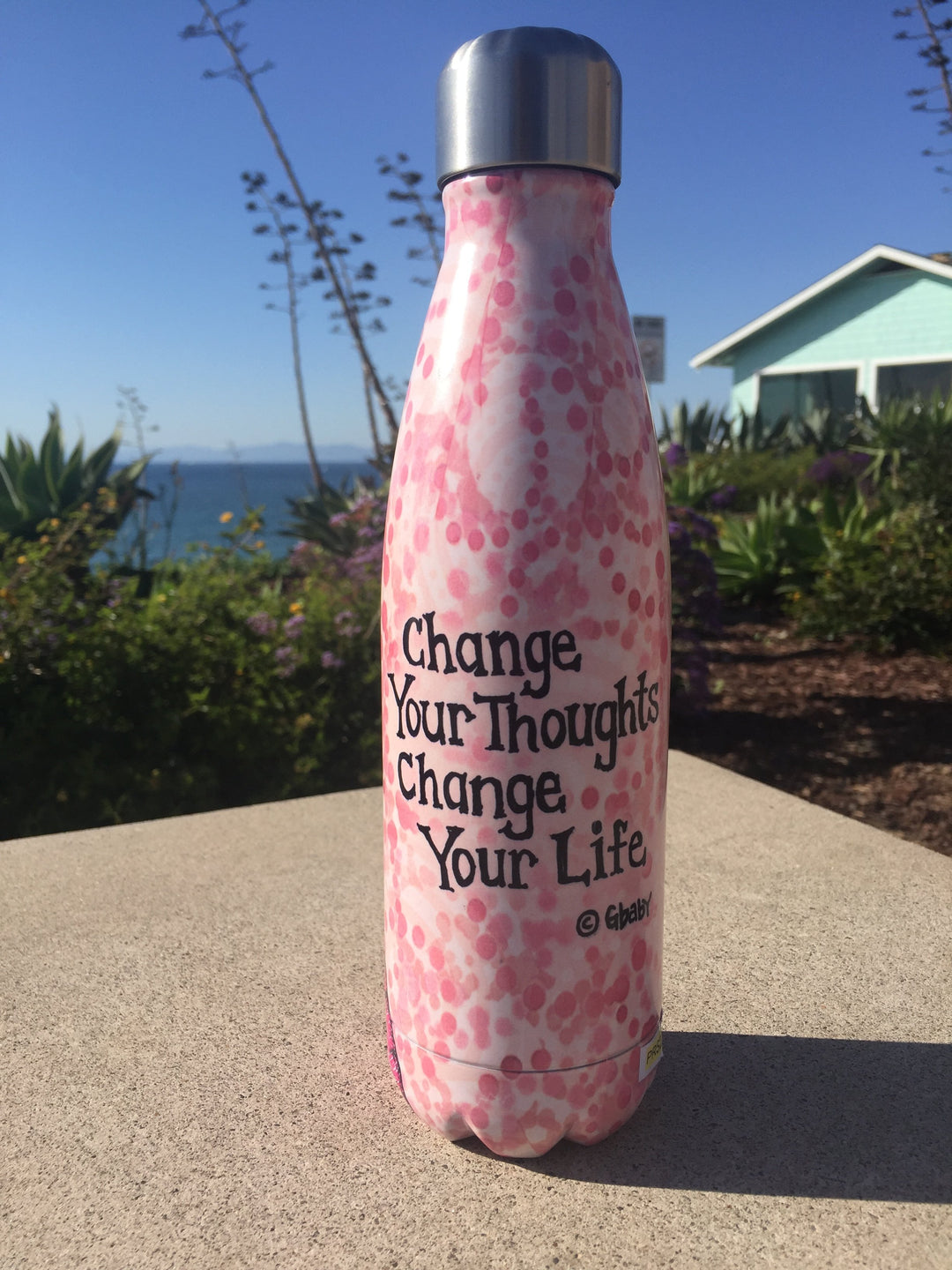 Change Your Thoughts-Bottle-Gbaby-17 ounces-Stainless Steel-The Black Art Depot