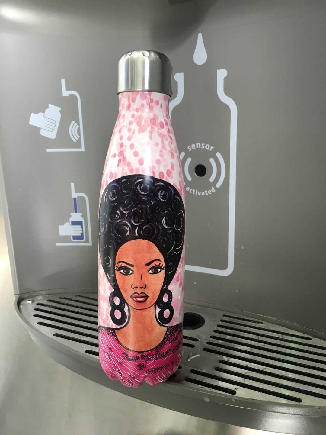 Change Your Thoughs: African American Stainless Steel Bottle by Gbaby