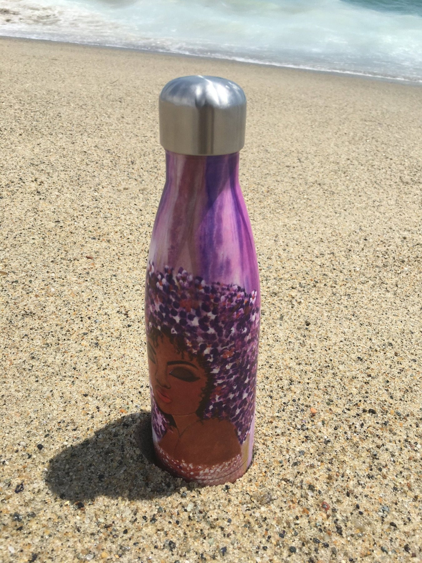 11 of 16: Love GOD: African American Stainless Steel Bottle by GBaby