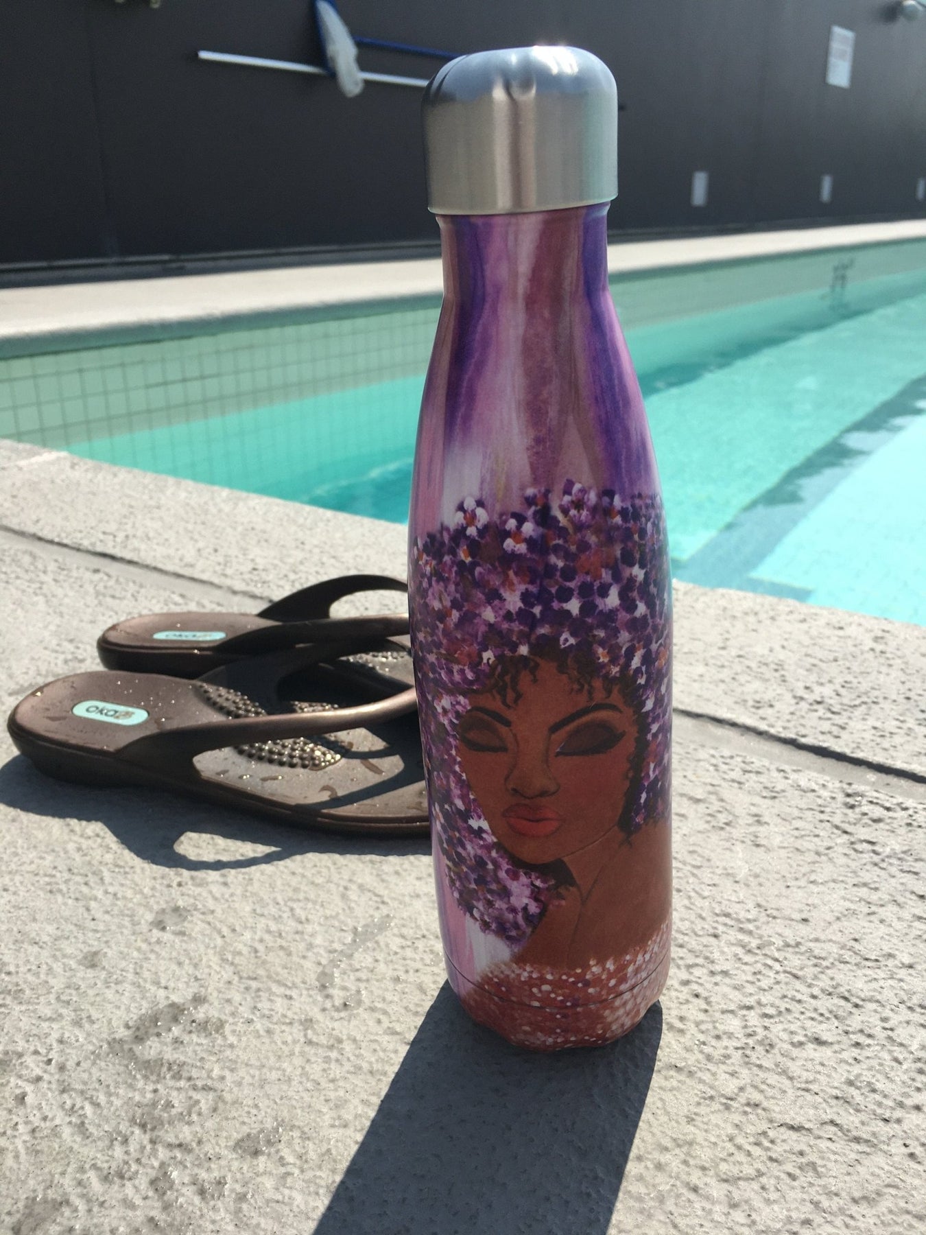 15 of 16: Love GOD: African American Stainless Steel Bottle by GBaby