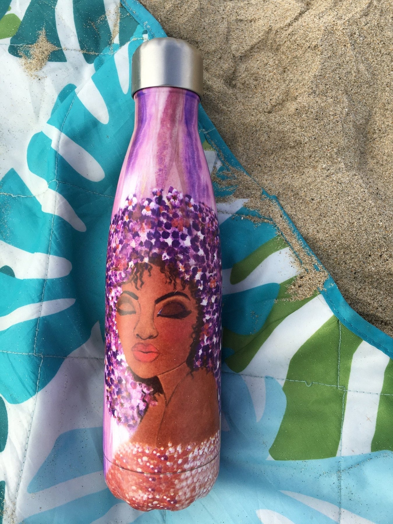 16 of 16: Love GOD: African American Stainless Steel Bottle by GBaby