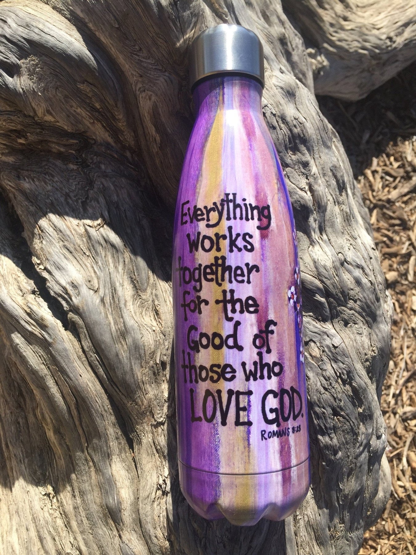 7 of 16: Love GOD: African American Stainless Steel Bottle by GBaby