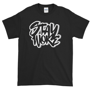 Stay Woke: African American Cultural T-Shirt by RBG Forever (Black)