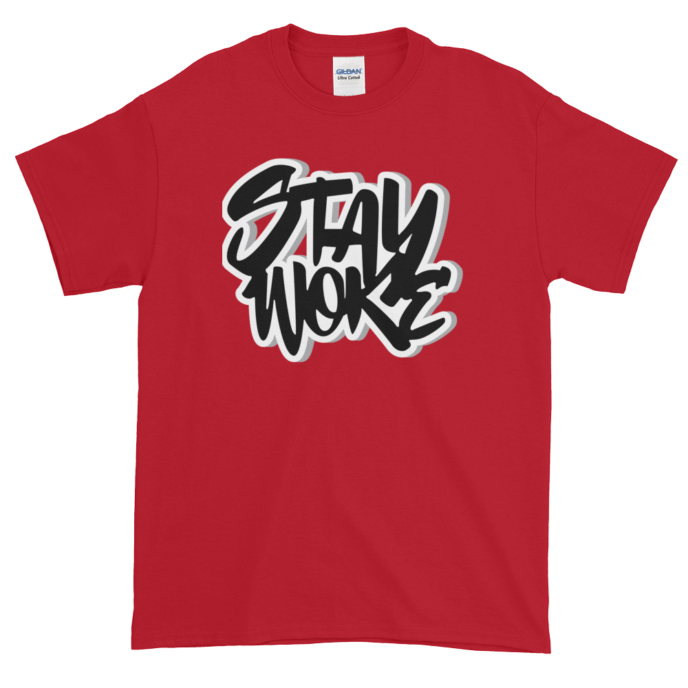 3 of 12: Stay Woke: African American Cultural T-Shirt by RBG Forever (Red)