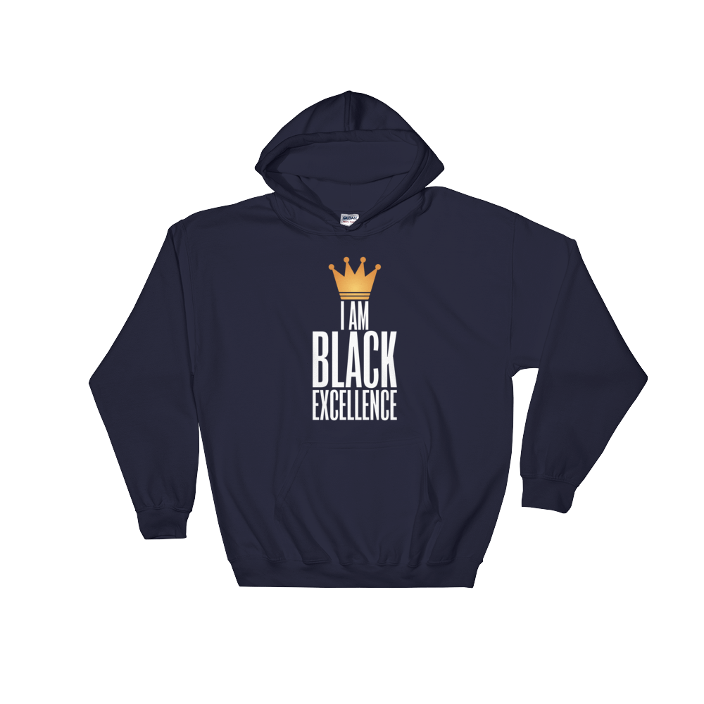 I Am Black Excellence-Sweatshirt-RBG Forever-Small-Blue-The Black Art Depot