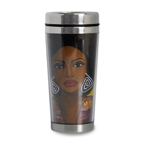 If Your Dream Isn't Big Enough: African American Travel Mug by GBaby (Front)