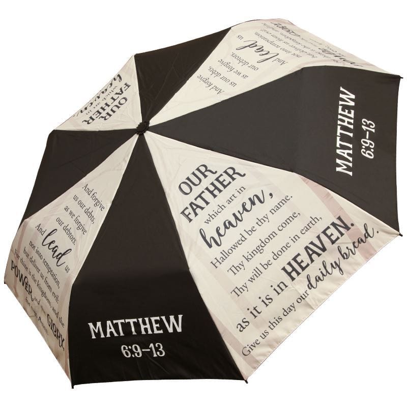 Lord’s Prayer Umbrellla-Umbrella-African American Expressions-38 Inch arc-Umbrella-The Black Art Depot