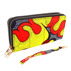 African Wax Print Wallet-Wallet-Boutique Africa-7.5x4 inches-Wallet-The Black Art Depot
