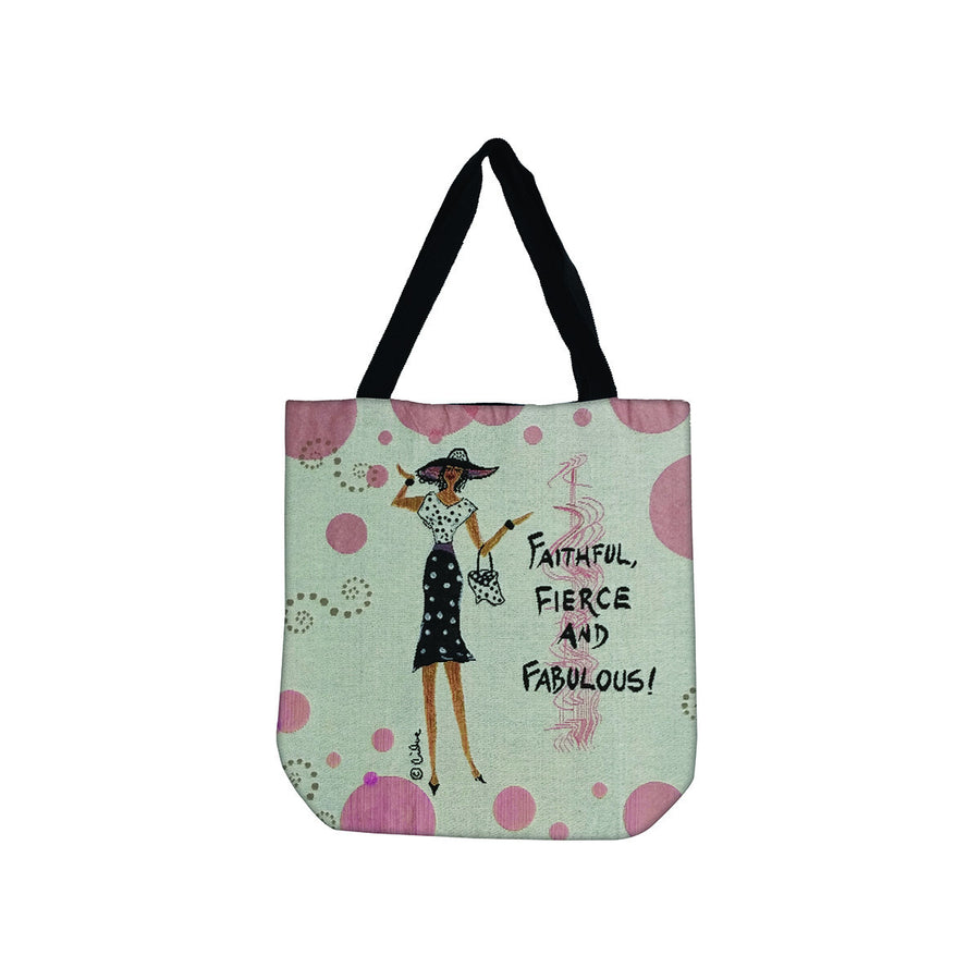 Faithful, Fierce and Fabulous: African American Tote Bag by Cidne Wallace