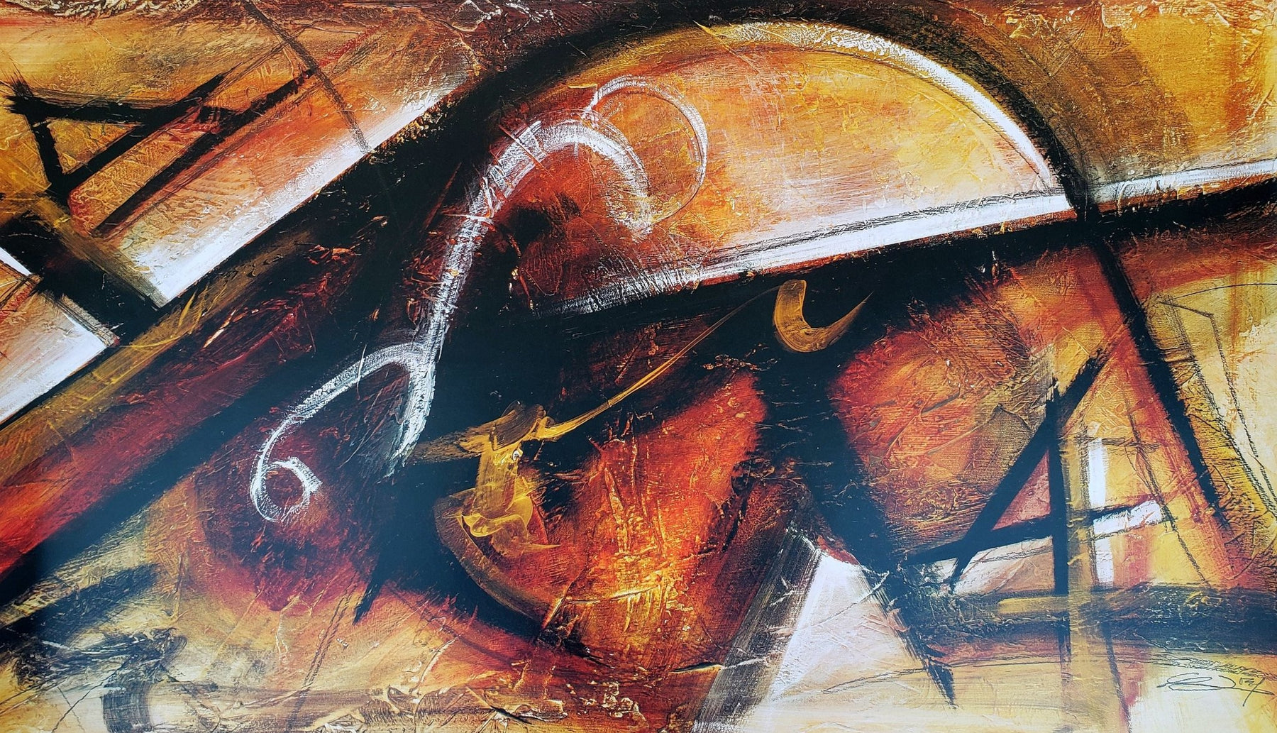 2 of 2: Abstract Strokes II by Gerald Ivey