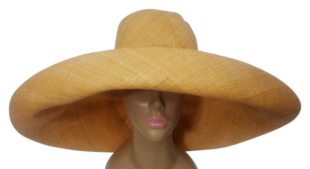 Zaila: Raffia Hat-Hats-The Raffia Boutique-59cm-Raffia-The Black Art Depot