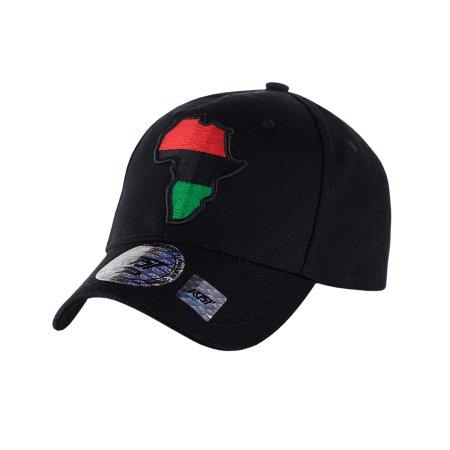 Africa Unite!: Adjustable Baseball Cap by RBG Forever (Black)