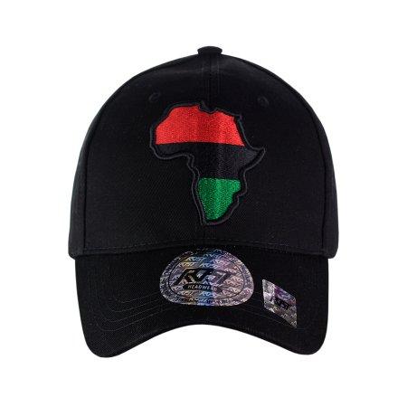 Africa Unite!: Adjustable Baseball Cap by RBG Forever (Black)