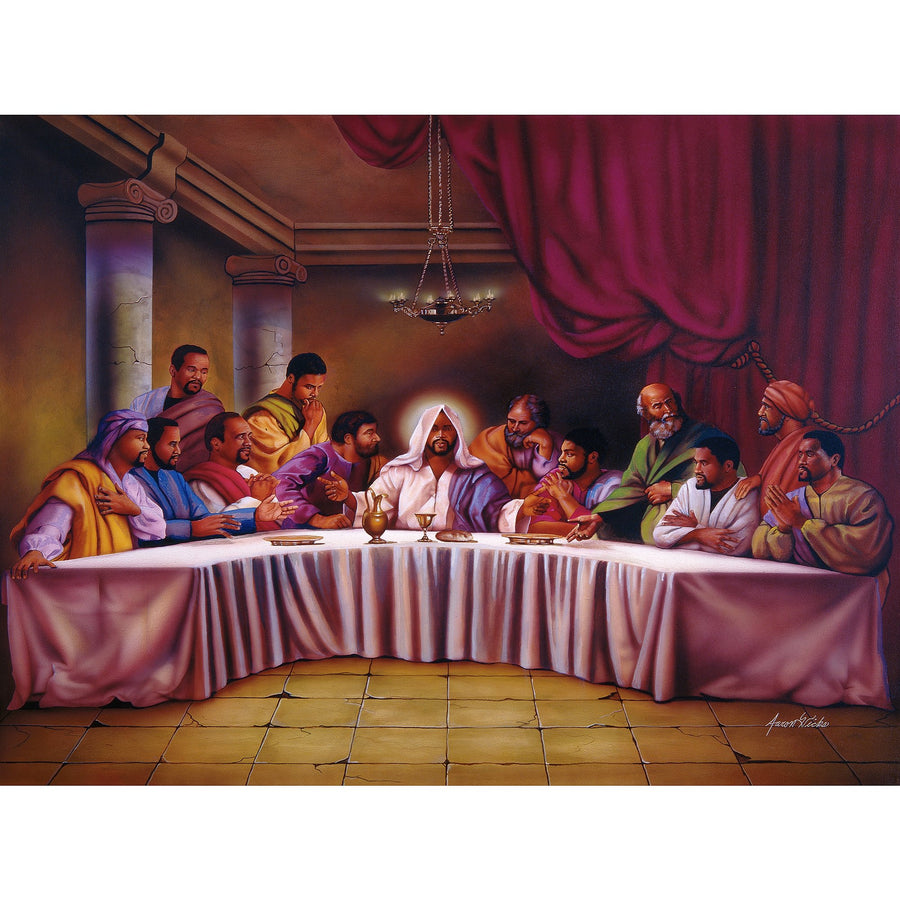 The Last Supper by Aaron and Alan Hicks: African American Jigsaw Puzzle
