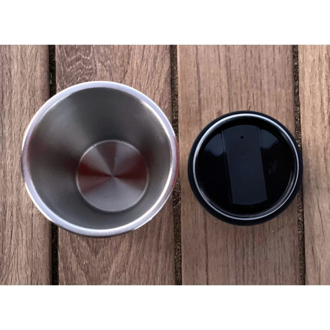 Living My Blessed Life by Kiwi McDowell: African American Travel Mug/Tumbler (Inside)