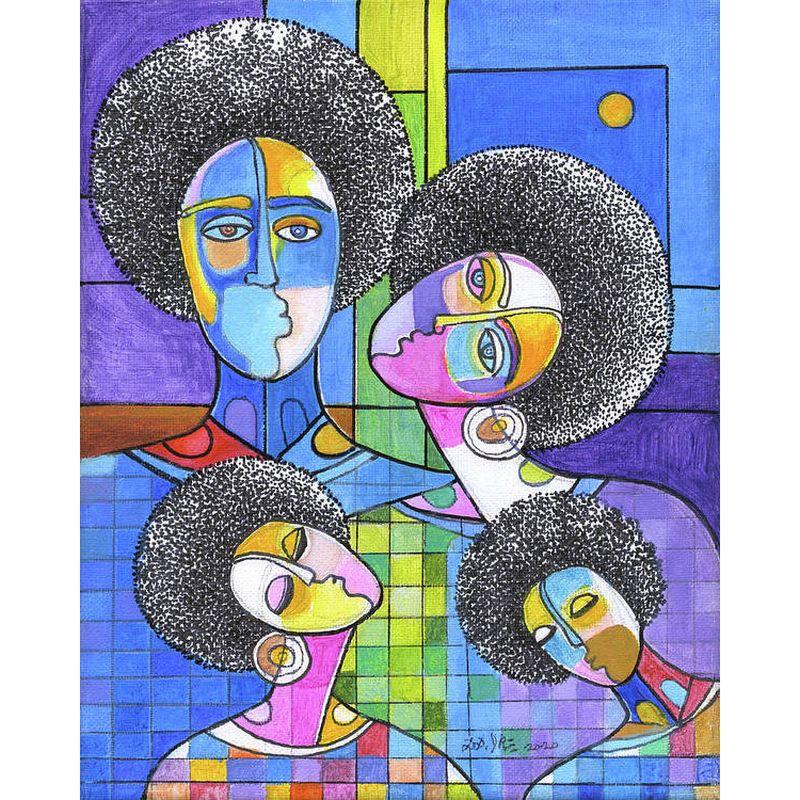 Afro Abstract by D.D. Ike