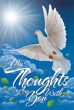 My Thoughts are with You: African American Sympathy Card by African American Expressions