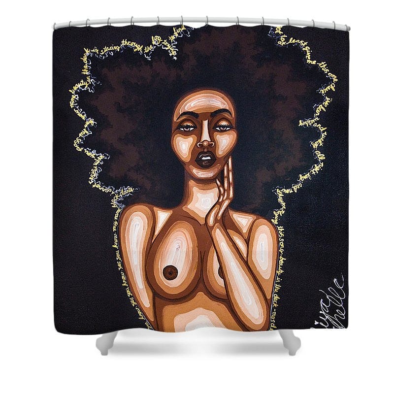 Beauty in the Dark Shower Curtain by Aliya Michelle